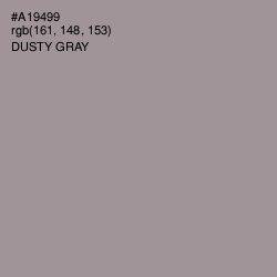 #A19499 - Dusty Gray Color Image